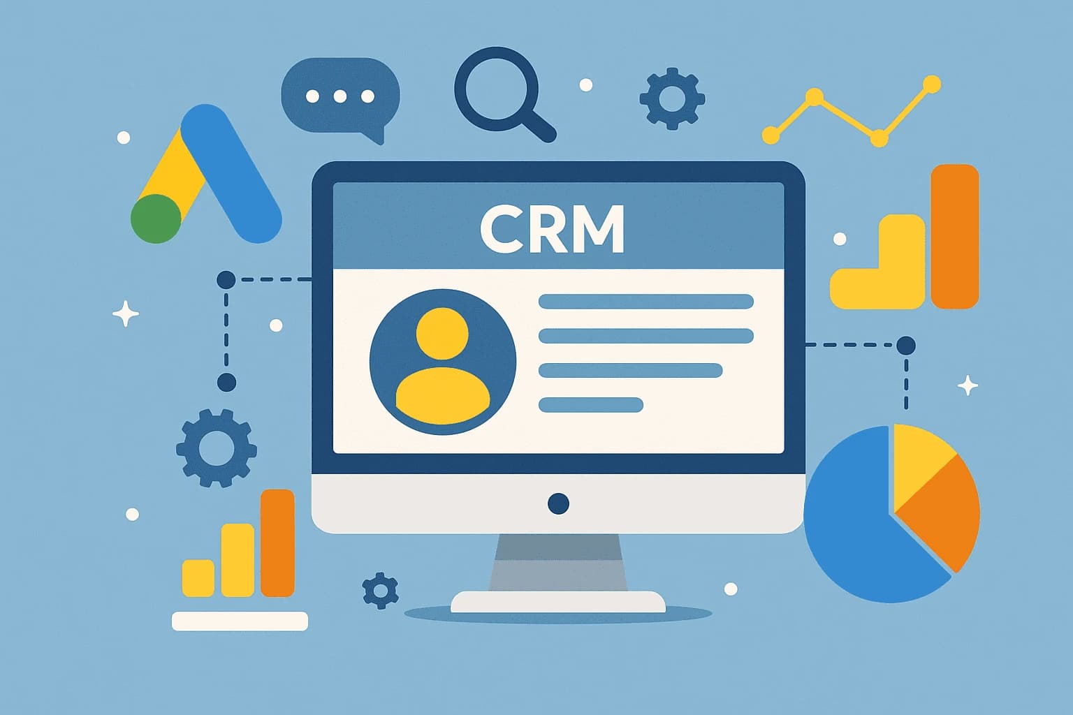 Top CRM Integrations for Google Ads and Google Analytics in 2025